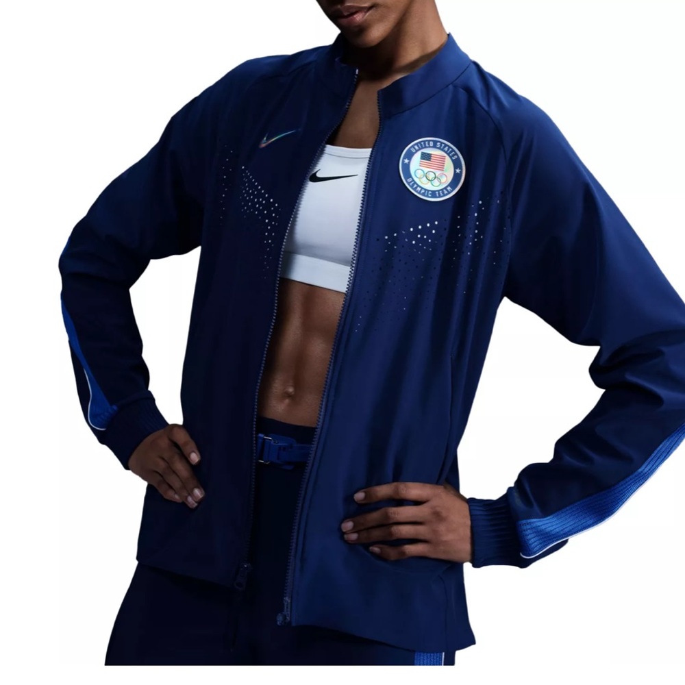 Nike Women’s Team USA Podium Blue Jacket